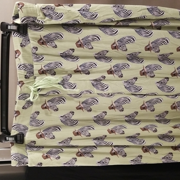 POSH PEANUT Men's Short Sleeve Loungewear Set ~ Dante Zebra Print XL NWOT - Picture 3 of 8